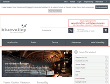 Tablet Screenshot of bluevalley.de